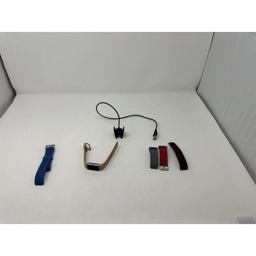 Fitbit Charge 2 Fitness w/ 2 wrist bands & charger (Read)